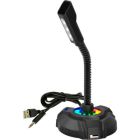 Мікрофон HP (DHP-1100C) RGB backlit 3.5мм+USB Black (DHP-1100C)