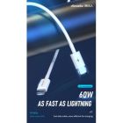 Дата кабель USB-C to USB-C 1.0m PD-B83a 60W Proda (PD-B83a-WHT)