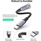 Перехідник USB-C to 3.5mm F 0.10m AV161 Ugreen (80154)