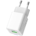 Зарядний пристрій ColorWay USB-C PD20W + 1xUSB QC4.0 white (CW-CHS062PD-WT)