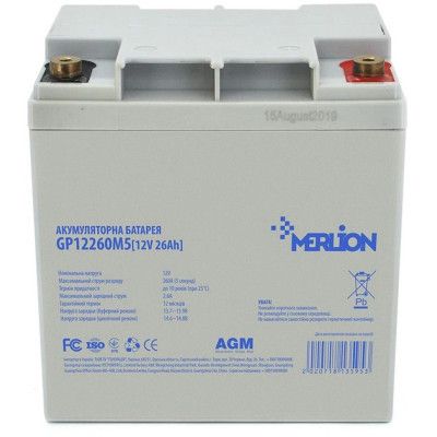 Батарея к ИБП Merlion 12V-26Ah (GP12260M5)