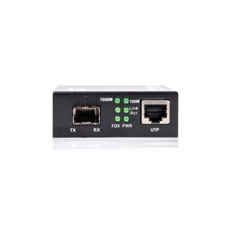 Медиаконвертер RCI 1G, SFP slot, RJ45, standart size metal case (RCI300S-G)
