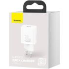 Зарядное устройство Baseus Super Si quick charger IC 30W white (CCSUP-J02)