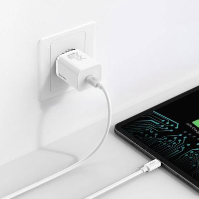 Зарядное устройство Baseus Super Si quick charger IC 30W white (CCSUP-J02)