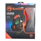 Наушники Marvo (HG8928) Black-Red (HG8928)