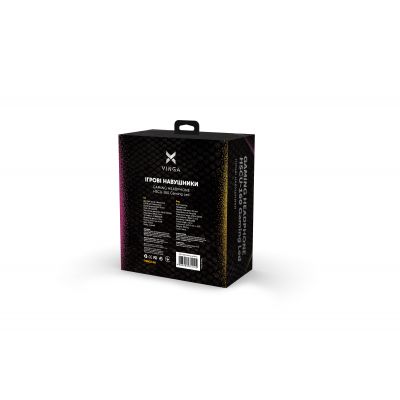Навушники Vinga (HSCU-160) Gaming LED Black (HSCU-160)