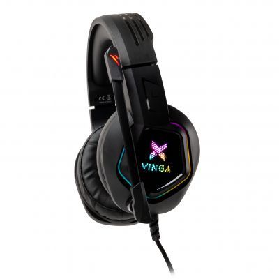 Навушники Vinga (HSCU-160) Gaming LED Black (HSCU-160)