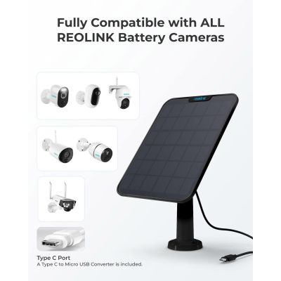 Сонячна панель Reolink (Solar Panel 2 Black)