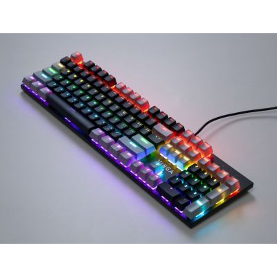 Клавиатура Vinga KBGM-090 LED Blue Switch USB Grey/Black (KBGM-090BL Grey/Black)