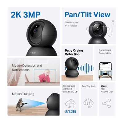 Камера відеоспостереження TP-Link (TAPO-C211)