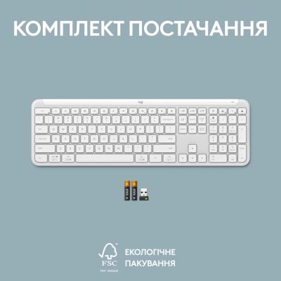 Клавиатура Logitech K950 Bluetooth/Wireless UA Off-White (920-012466)
