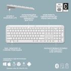 Клавиатура Logitech K950 Bluetooth/Wireless UA Off-White (920-012466)