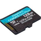 Карта пам\'яті Kingston 128GB microSDXC сlass 10 UHS-I U3 V30 A2 Canvas Go Plus G4 (SDCG4/128GBSP)