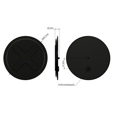 Антенна для дрона TrueRC X-21 5.8GHz SMA RHCP (0608597256062-2)