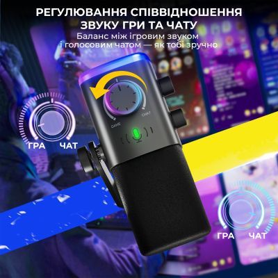 Мікрофон Fifine (AM9) USB Black (AM9)
