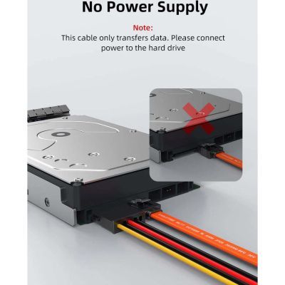 Кабель для передачі даних SATA III 0.5m Cabletime (CA915897)