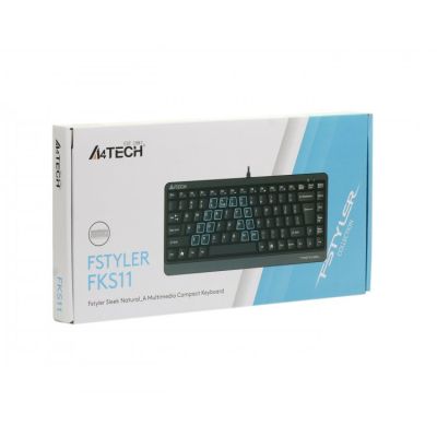 Клавиатура A4Tech FKS11 USB Grey (4711421960458)