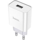 Зарядний пристрій HOCO C81A White (6931474727930)