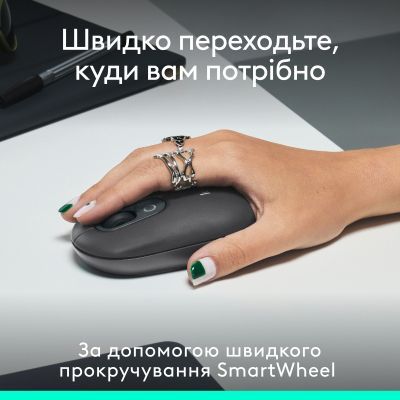 Мышка Logitech POP Mouse With Emoji Bluetooth Graphite (910-007412)