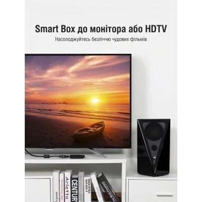 Перехідник HDMI M to VGA F 1080P 60Hz 3,5mm Audio Vention (AIDB0)