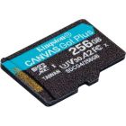 Карта пам\'яті Kingston 256GB microSDXC сlass 10 UHS-I U3 V30 A2 Canvas Go Plus G4 (SDCG4/256GBSP)