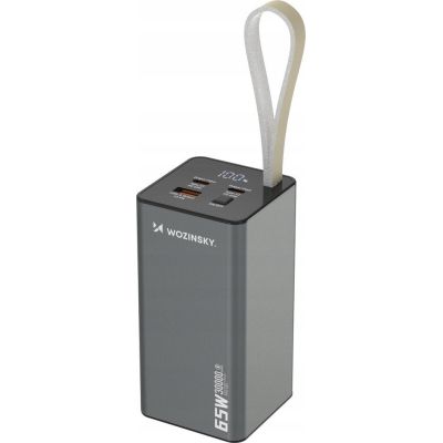 Батарея універсальна Wozinsky 30000mAh, K65+ 65W 30000mAh 2*USB-C, USB-A (5907769364457)