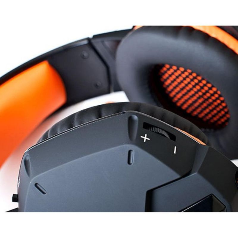 Наушники REAL-EL GDX-7700 Surround 7.1 Black/Orange (EL124100016)