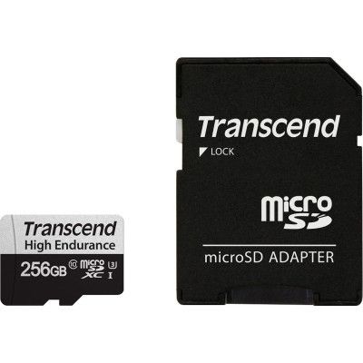 Карта пам\'яті Transcend 256GB microSDXC class 10 UHS-I U3 High Endurance (TS256GUSD350V)