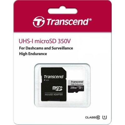 Карта пам\'яті Transcend 256GB microSDXC class 10 UHS-I U3 High Endurance (TS256GUSD350V)