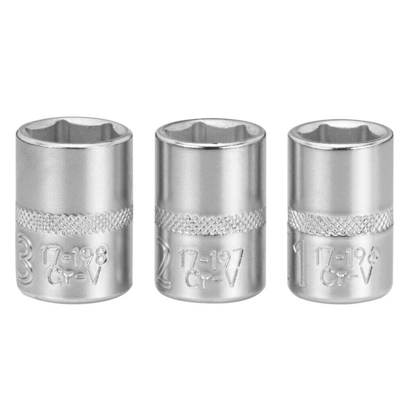 Набор торцевых головок Stanley торцевых 1/4" Maxi Drive, с шестигранным профилем, 3 шт: 11, 12, 13 мм. (FMMT17092-0)