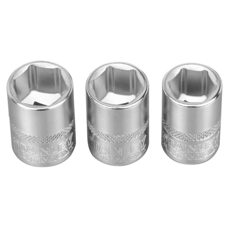 Набор торцевых головок Stanley торцевых 1/4" Maxi Drive, с шестигранным профилем, 3 шт: 11, 12, 13 мм. (FMMT17092-0)