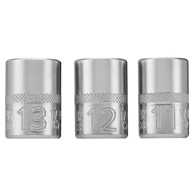 Набор торцевых головок Stanley торцевых 1/4" Maxi Drive, с шестигранным профилем, 3 шт: 11, 12, 13 мм. (FMMT17092-0)