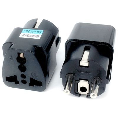 Переходник US/UK/AU to EU Dynamode (EU Adapter black)