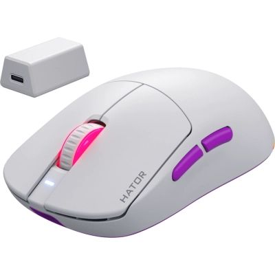 Мышка Hator Quasar 3 Ultra 8K Wireless White (HTM771)