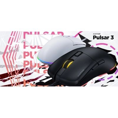Мышка Hator Pulsar 3 USB Black (HTM610)