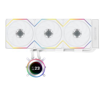 Система жидкостного охлаждения Lian Li HydroShift II LCD-C 360 FANLESS White (G89.GHS2LCD36W.00)
