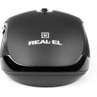 Мишка REAL-EL RM-331W Wireless Black (EL123200044)