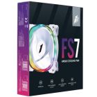 Кулер для корпуса 1stPlayer FS7 White (FS7-WH-1IN1)