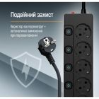 Сетевой фильтр питания ColorWay (CW-PSEA55SBK) 5 розеток5м (CW-PSEA55SBK)