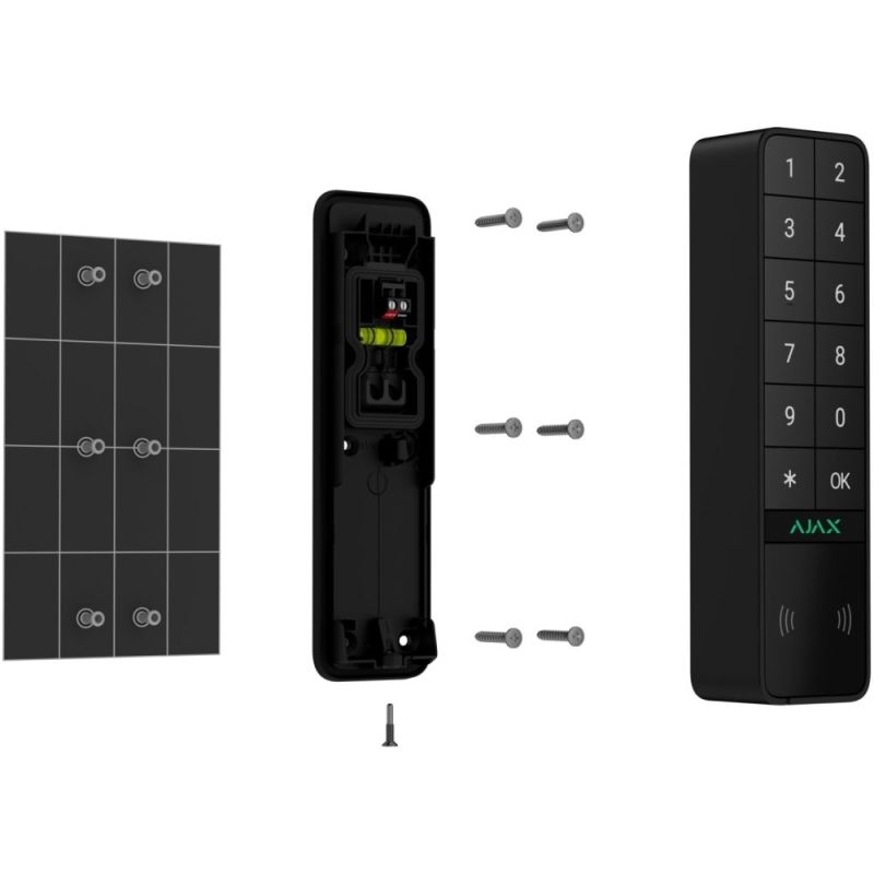 Бездротова клавіатура Ajax KeyPad Outdoor (8EU) ASP Black (99968.286.BL1) (000059121)