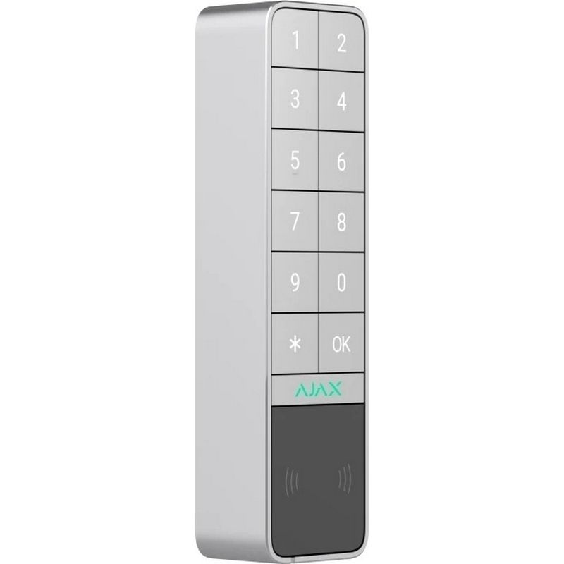 Бездротова клавіатура Ajax KeyPad Outdoor Jeweller (8EU) ASP White (99967.286.WH1) (000059123)