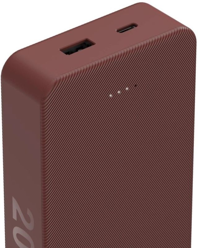 Універсальна мобільна батарея Hama 20000mAh 15W Red (00201717)