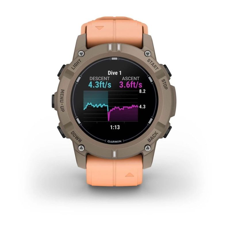Смарт-часы Garmin Descent G2 Paloma with Shell Pink Band (010-02986-01)