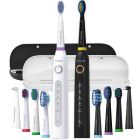 Набор зубных щеток Pecham Black and White Travel Set PC-084 (0290119010100)