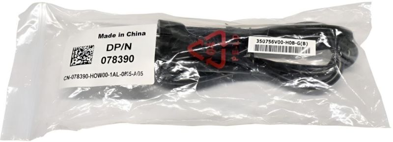 Кабель живлення Dell CEE 7/7-IEC C13, 3*0.75 мм, 1.8м Black (078390)