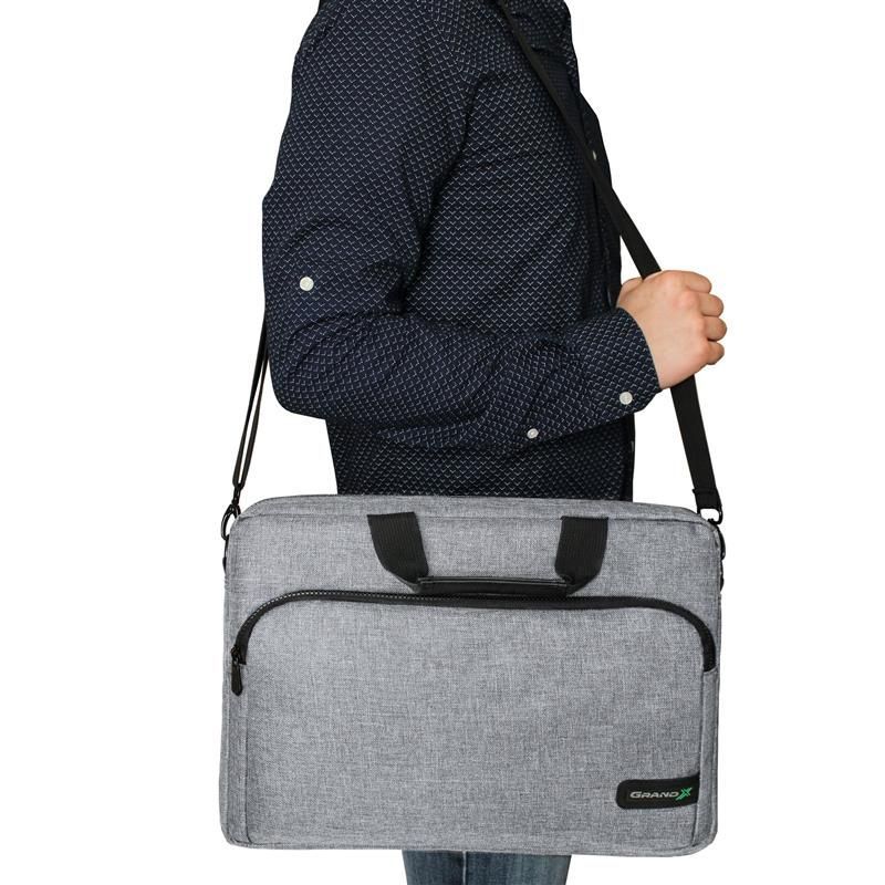 Сумка для ноутбука Grand-X 14" Grey (SB-138G)