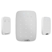 Бездротова сенсорна клавіатура Ajax KeyPad Plus White (38253.83.WH1) (26078.83.WH)