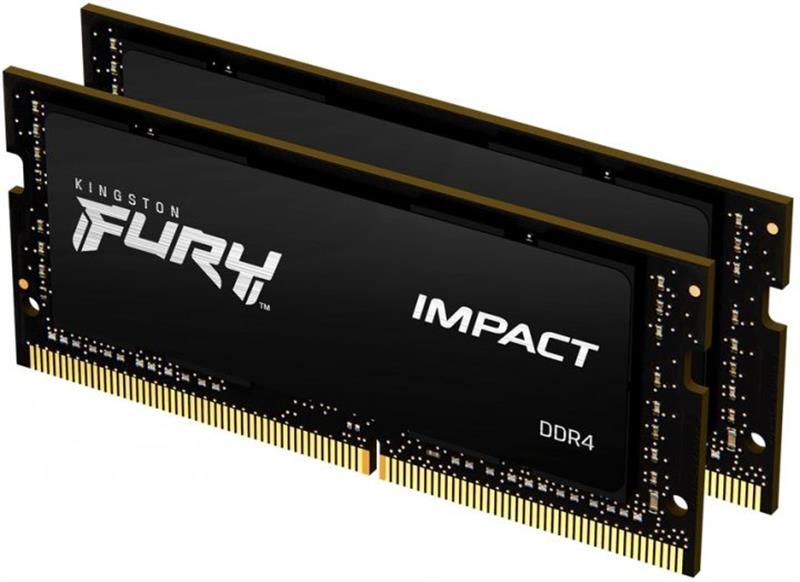 Модуль пам`ятi SO-DIMM DDR4 2x32GB/3200 Kingston Fury Impact (KF432S20IBK2/64)