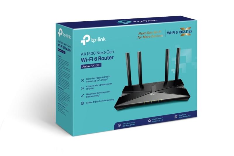 Беспроводной маршрутизатор TP-Link (Archer AX1500)