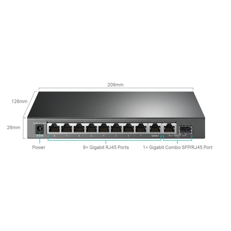 Коммутатор TP-Link (TL-SG1210MPE)